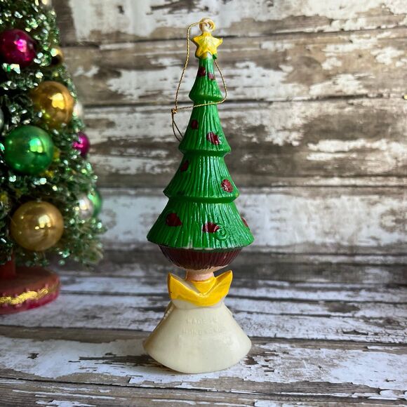 Vintage Christmas Tree Angel Ornament - Picture 5 of 9